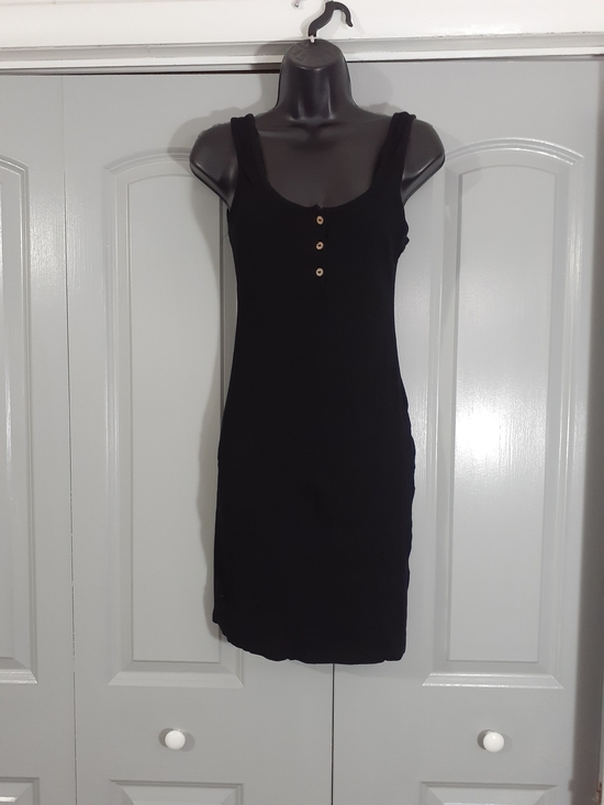 Ambiance Dresses & Skirts - Ambiance Black Ribbed Dress